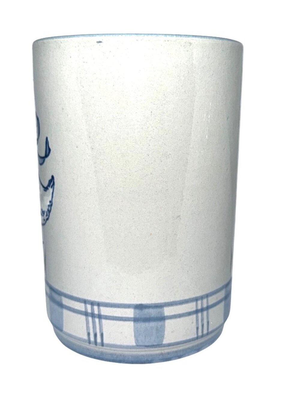 Louisville Stoneware Crock Gaggle Of Geese Blue Utensil Holder Crock - Picture 8 of 8